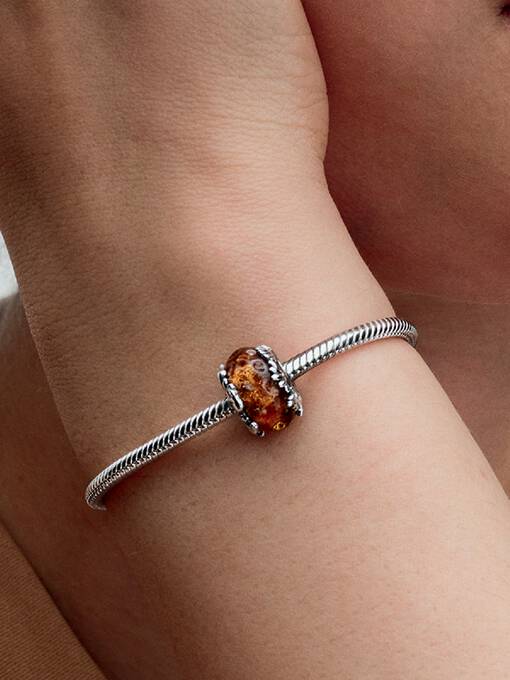 Charm Cristal Muranno del Rey León