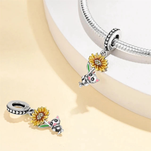 Charm Perrito y Girasol