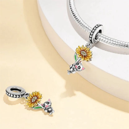Charm Perrito y Girasol
