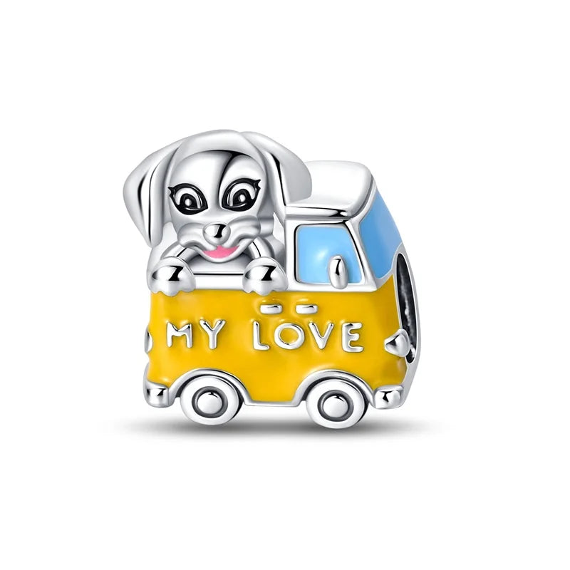Charm Perrito en Camion "My Love"