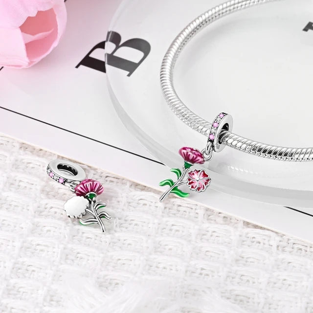 Charm Flores Rosas