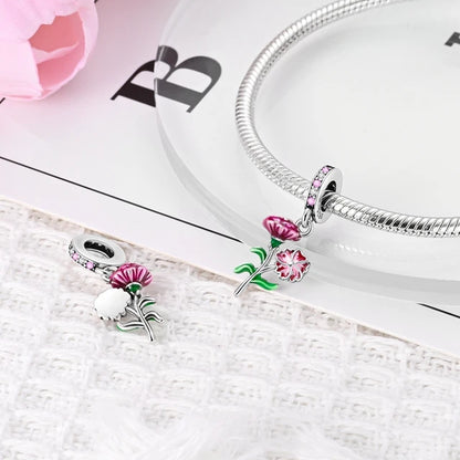 Charm Flores Rosas