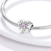 Charm Corazón Rompecabezas