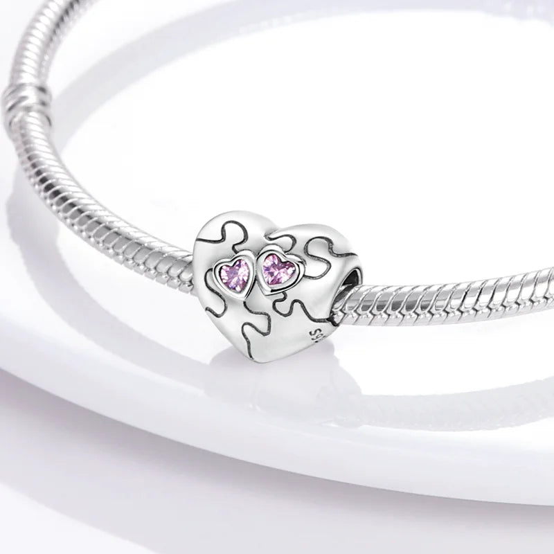 Charm Corazón Rompecabezas