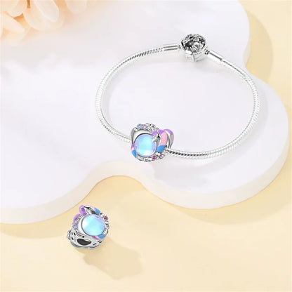 Charm Esfera Opal y Unicornios