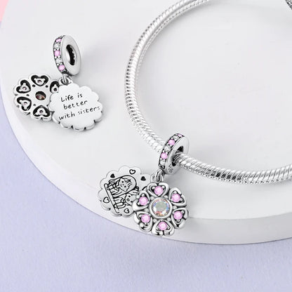 Charm Flor y Amor de Hermanas