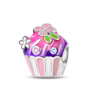 Charm Cupcake y Flores