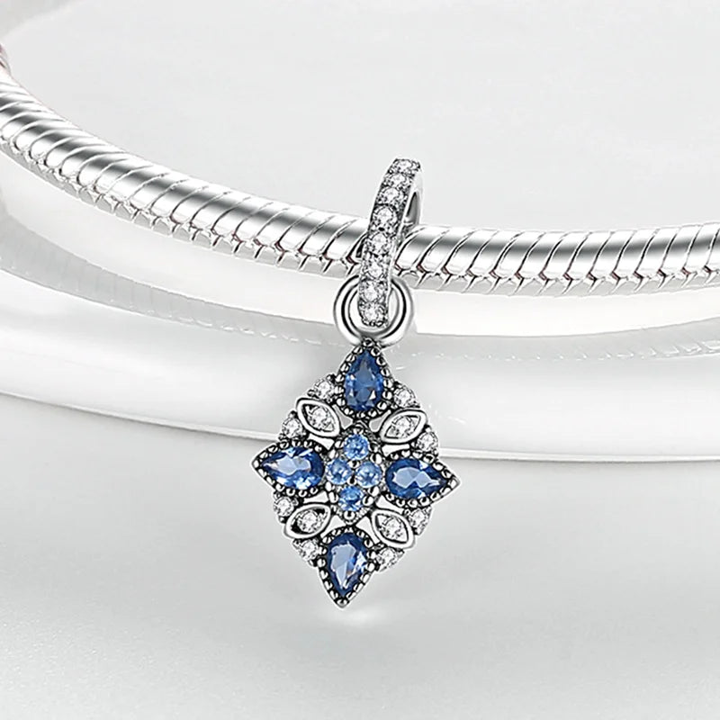 Charm Estrella Azul Brillante