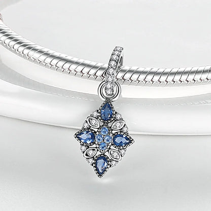 Charm Estrella Azul Brillante