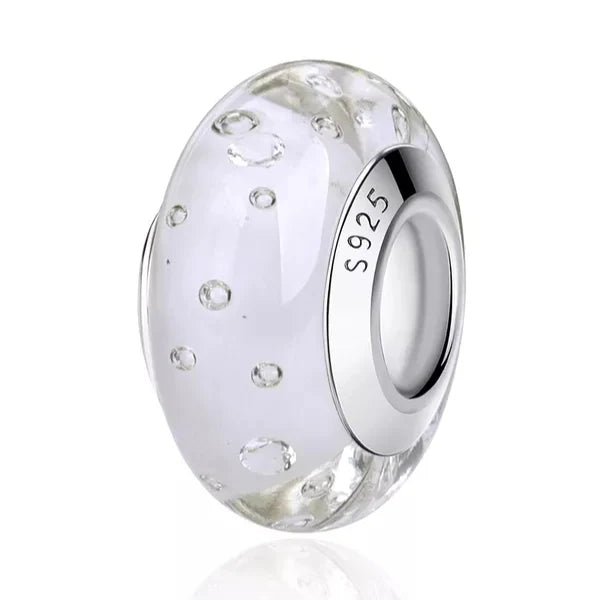 Charm Abalorio Burbujas de Cristal