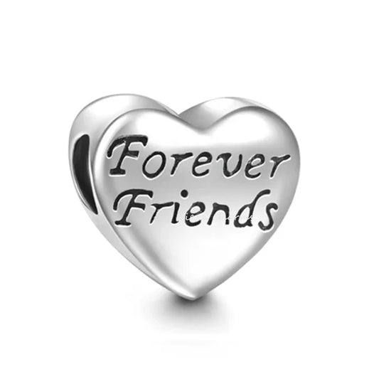 Charm Corazon "Forever Friends"