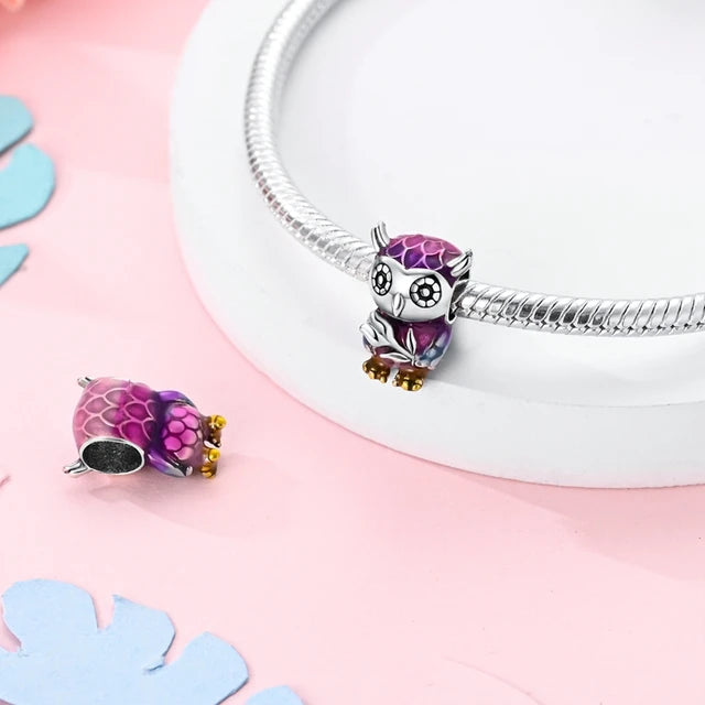 Charm Lechuza Morada