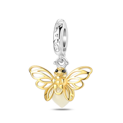 Charm Luciérnaga Amarilla Fluorescente