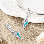 Charm Caracol Azul