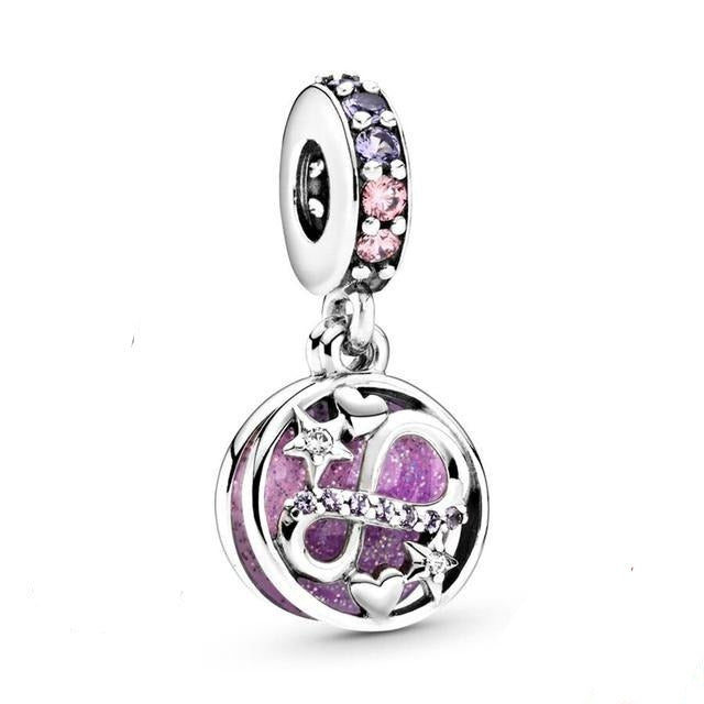 Charm Infinito Púrpura