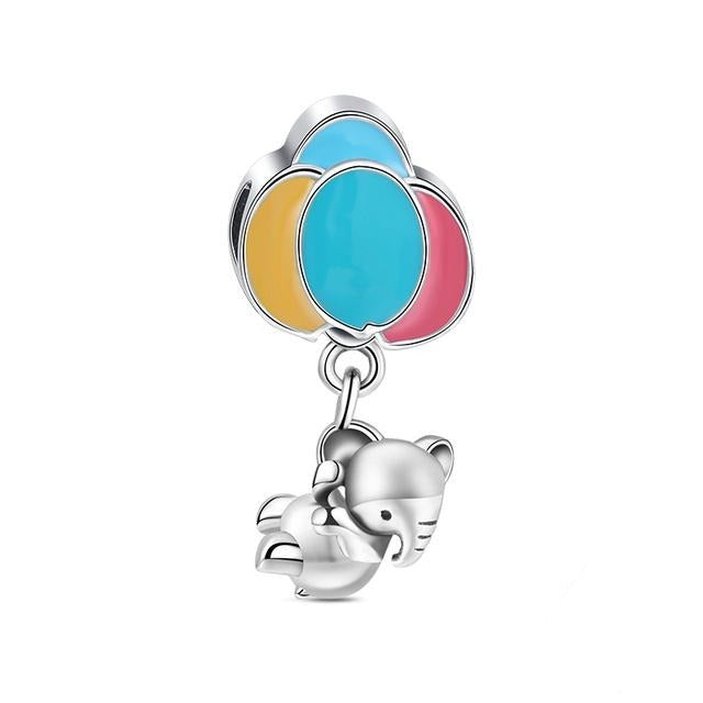 Charm Elefante con Globos de Colores