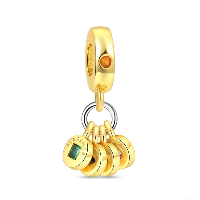 Charm Gemas Doradas del Infinito