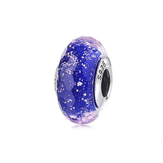 Charm Abalorio Galaxia Azul