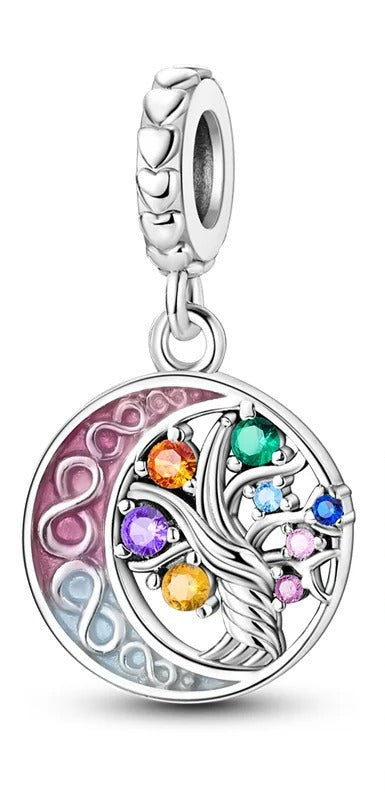 Charm Luna Infinita y Arbol Colorido