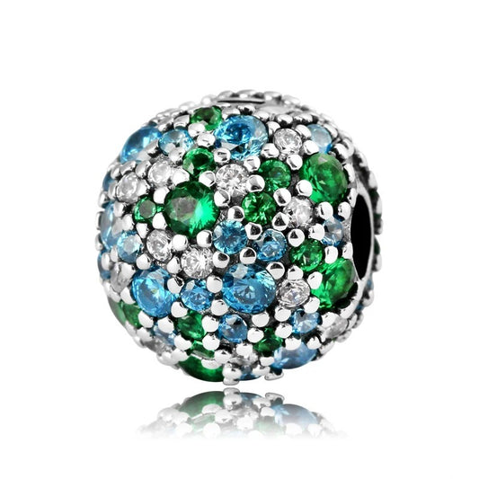 Charm Abalorio Gemas de colores