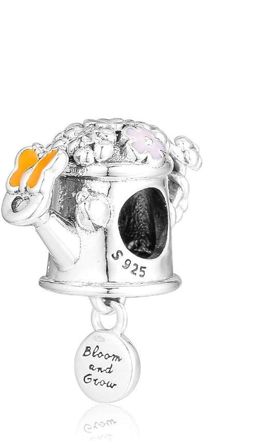 Charm Regadera y Flores Plata