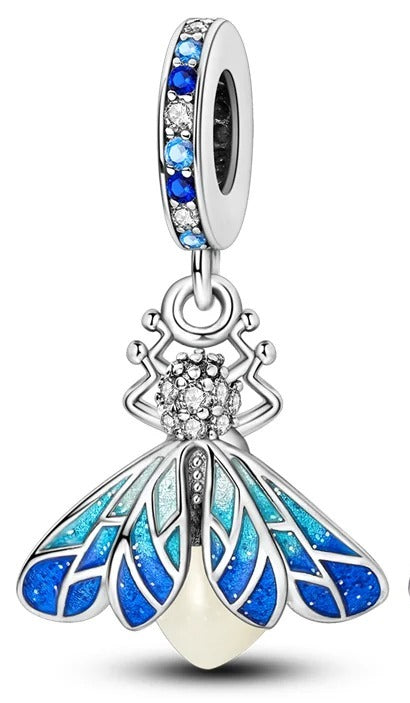 Charm Luciernaga Alas Azules