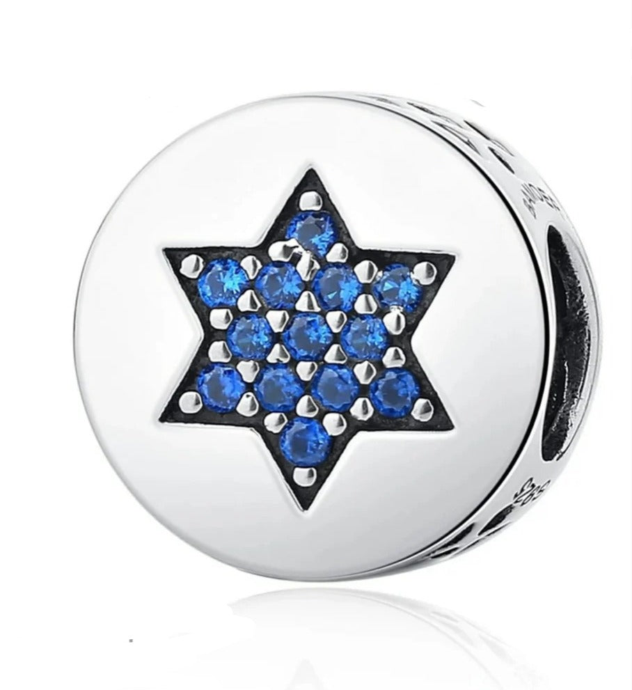 Charm Estrella Gemas Azules