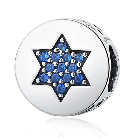 Charm Estrella Gemas Azules
