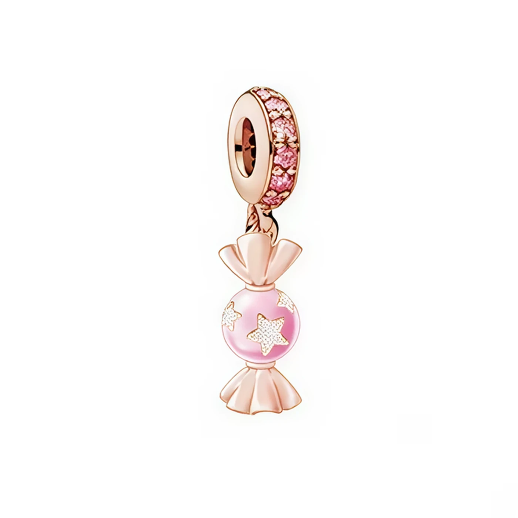 Charm Dulce de Color Rosa
