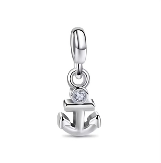 Charm Ancla Plateada