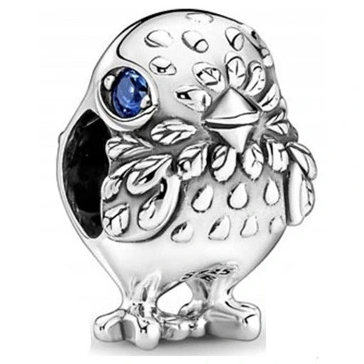 Charm Pajarito Plateado