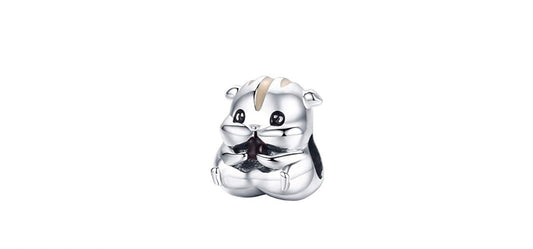 Charm Hamster Plateado