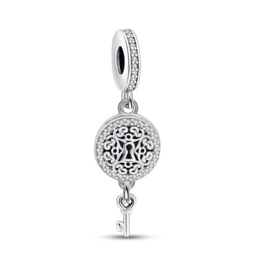 Charm Colgante Cerradura y Llave