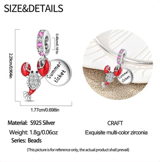 Charm Langosta "Summer Ticket"