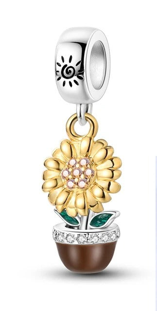 Charm Maceta y Girasol