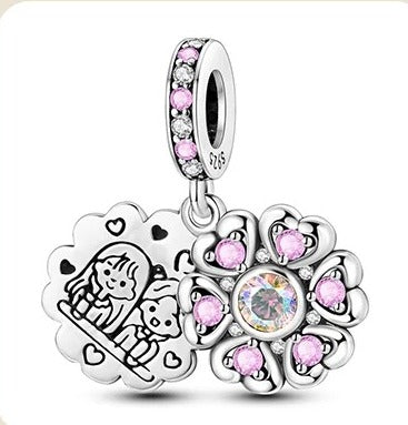 Charm Flor y Amor de Hermanas