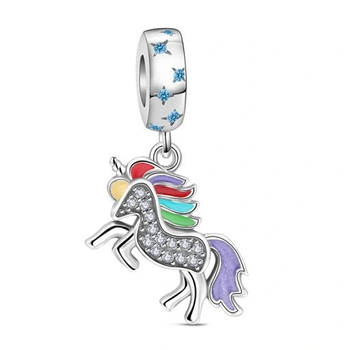 Unicornio Diamantado Colorido