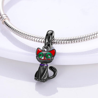 Charm Gato Negro Encantador