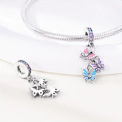 Charm Triple Mariposas