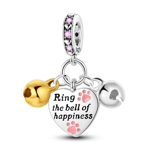 Charm Corazon y Campanitas "Ring The Bell Of Happiness"