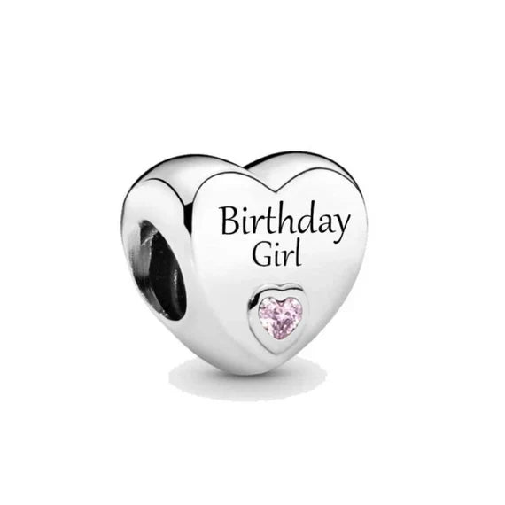 Charm Corazon "Birthday Girl"
