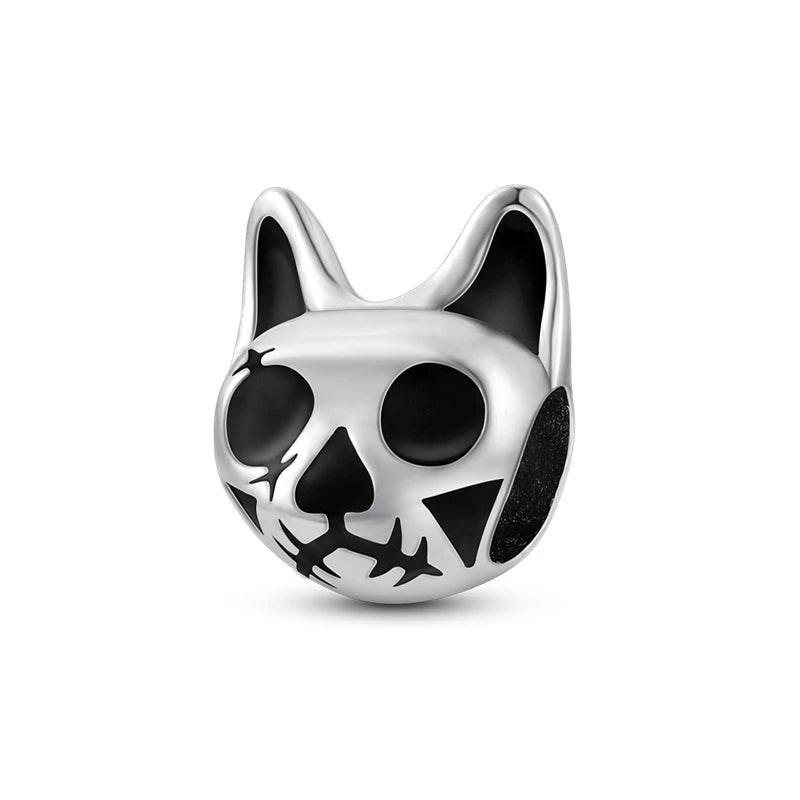 Charm Cat Skull