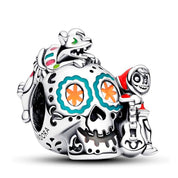 Charm Calavera de Miguel y Dante de Coco de Disney Pixar que Brilla en la Oscuridad