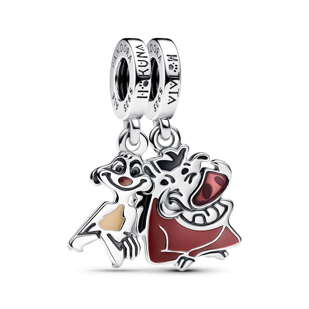 Charm Colgante Divisible Tim√≥n y Pumba El Rey Le√≥n