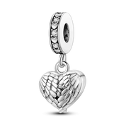 Charm Corazón con Alas
