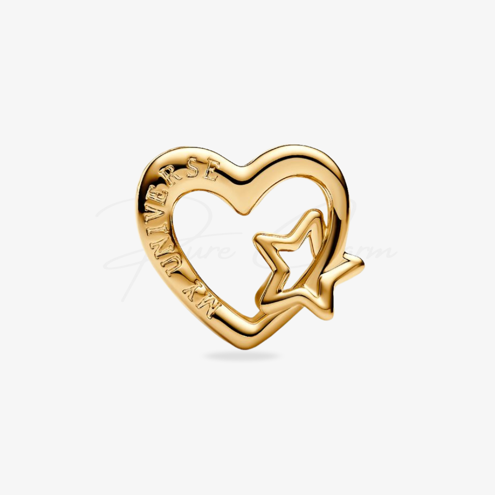 Charm de Corazón y Estrella de Familia