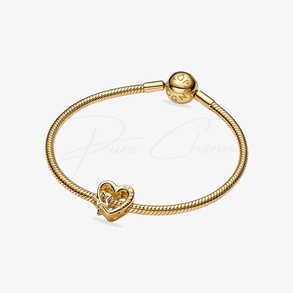 Charm de Corazón y Estrella de Familia