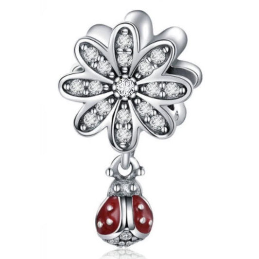 Charm Flor y Mariquita