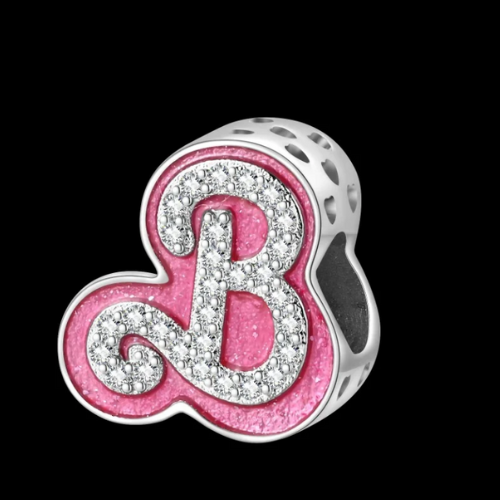 Charm Letra B, Inspirado En Barbie