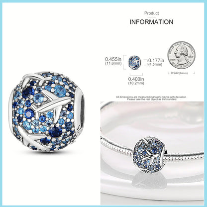 Charm Viajero Azul